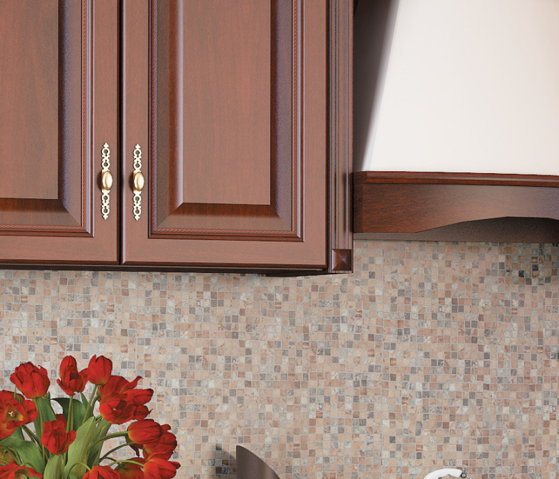 Лидеры продаж модульных кухонь, Кухонный гарнитур Регина (Вишня)