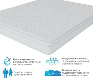 Матрас Корсика-Зодиак в чехле Cooler 900х1900