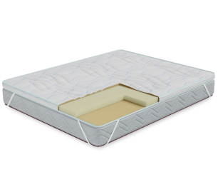 Наматрасник Соник-латекс h 6см в чехле Кулер  900*1900